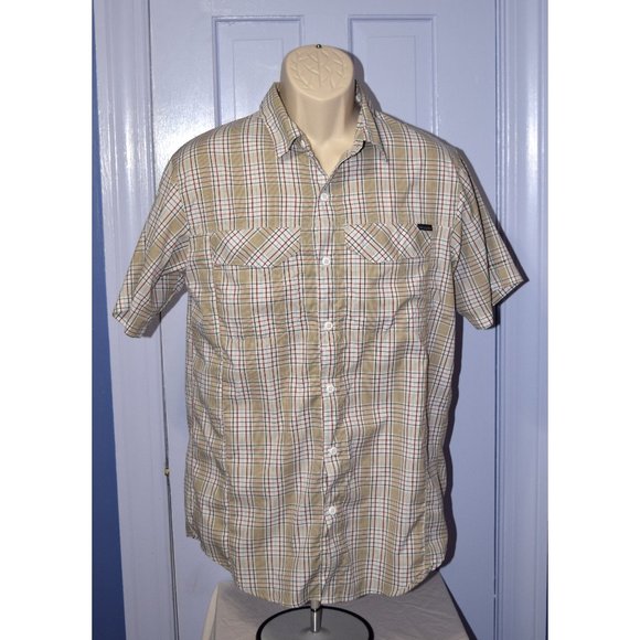 Columbia short sleeve button down shirt size small - Picture 1 of 7